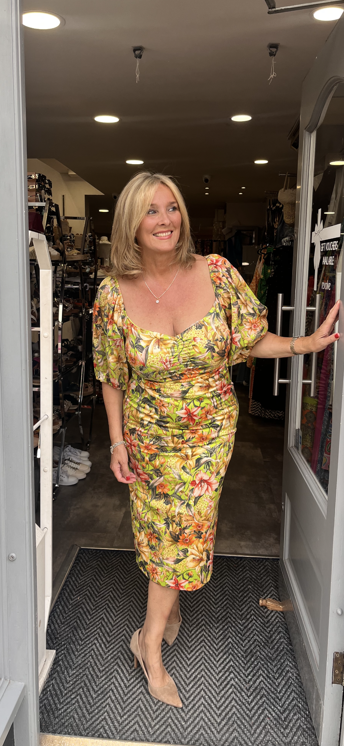 Arggido Midi dress with tie back