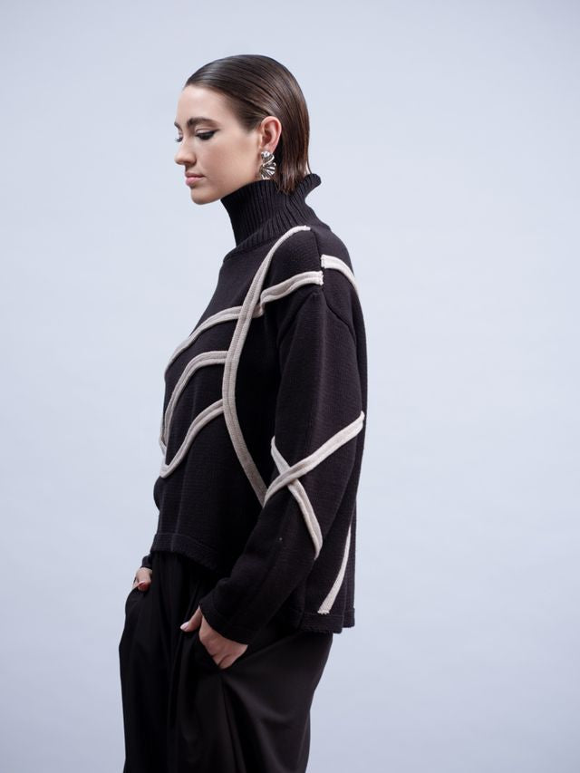 HAAKO Sweater H2032 black