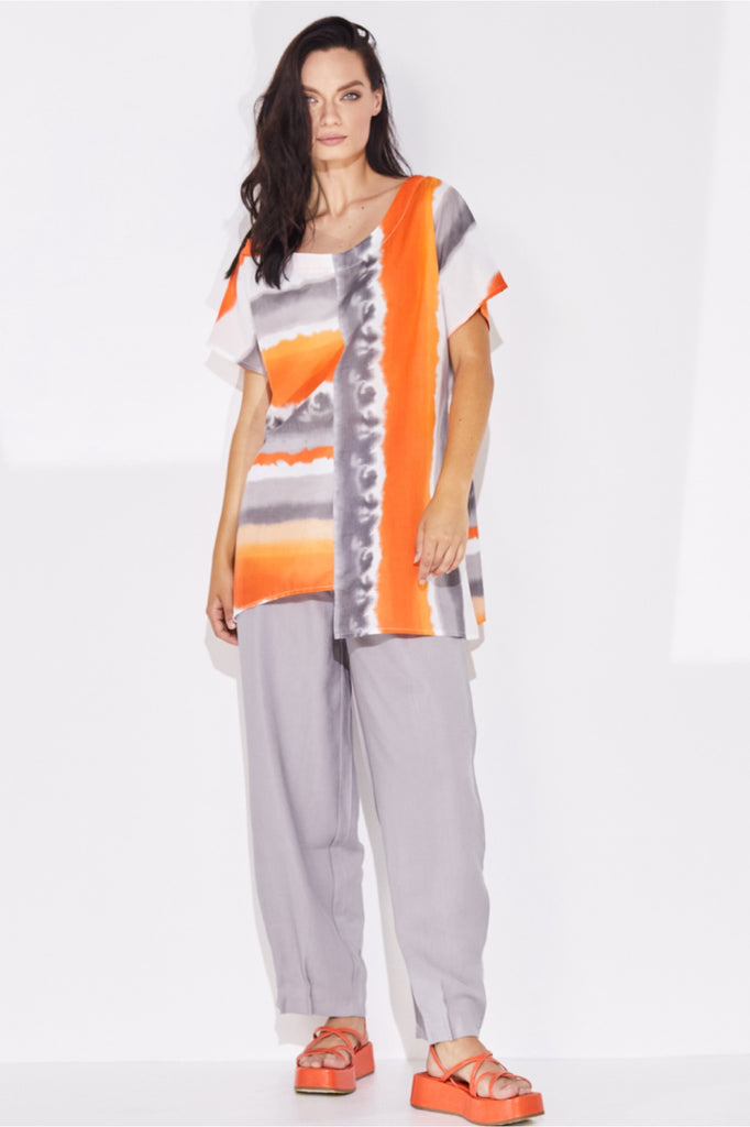 NAYA NAS24255 Stripe Flare Top