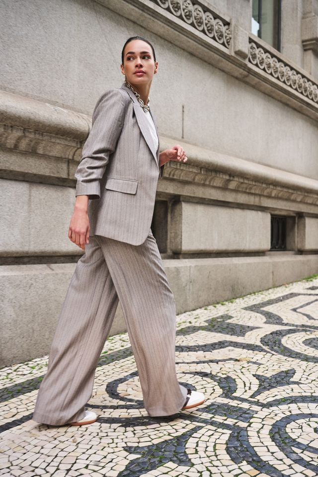 ESQUALO F26 10510 Trousers, herringbone.