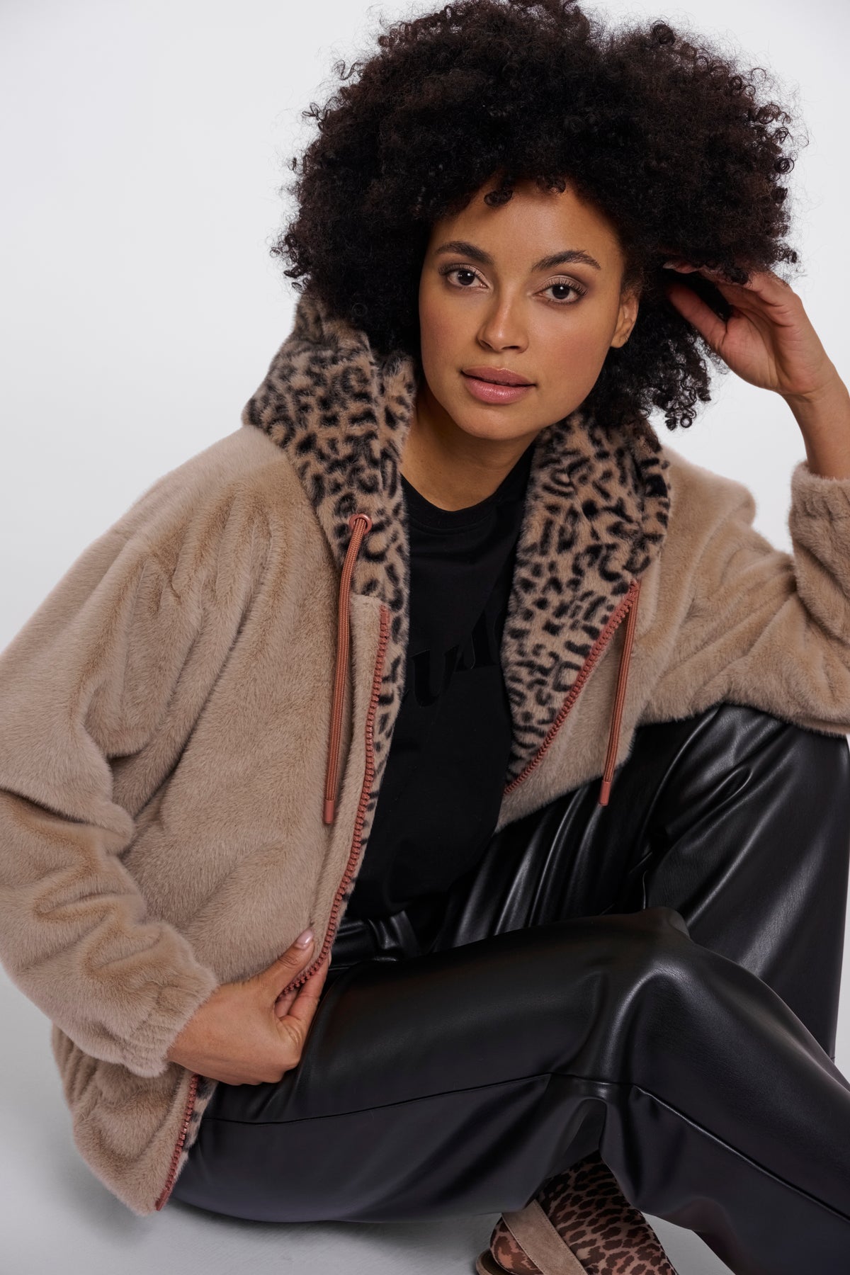 Rino & Pelle ORI JACKET WITH ZIPPER AND HOOD