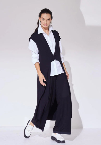 NAYA NAS24227 Waistcoat With cut away front