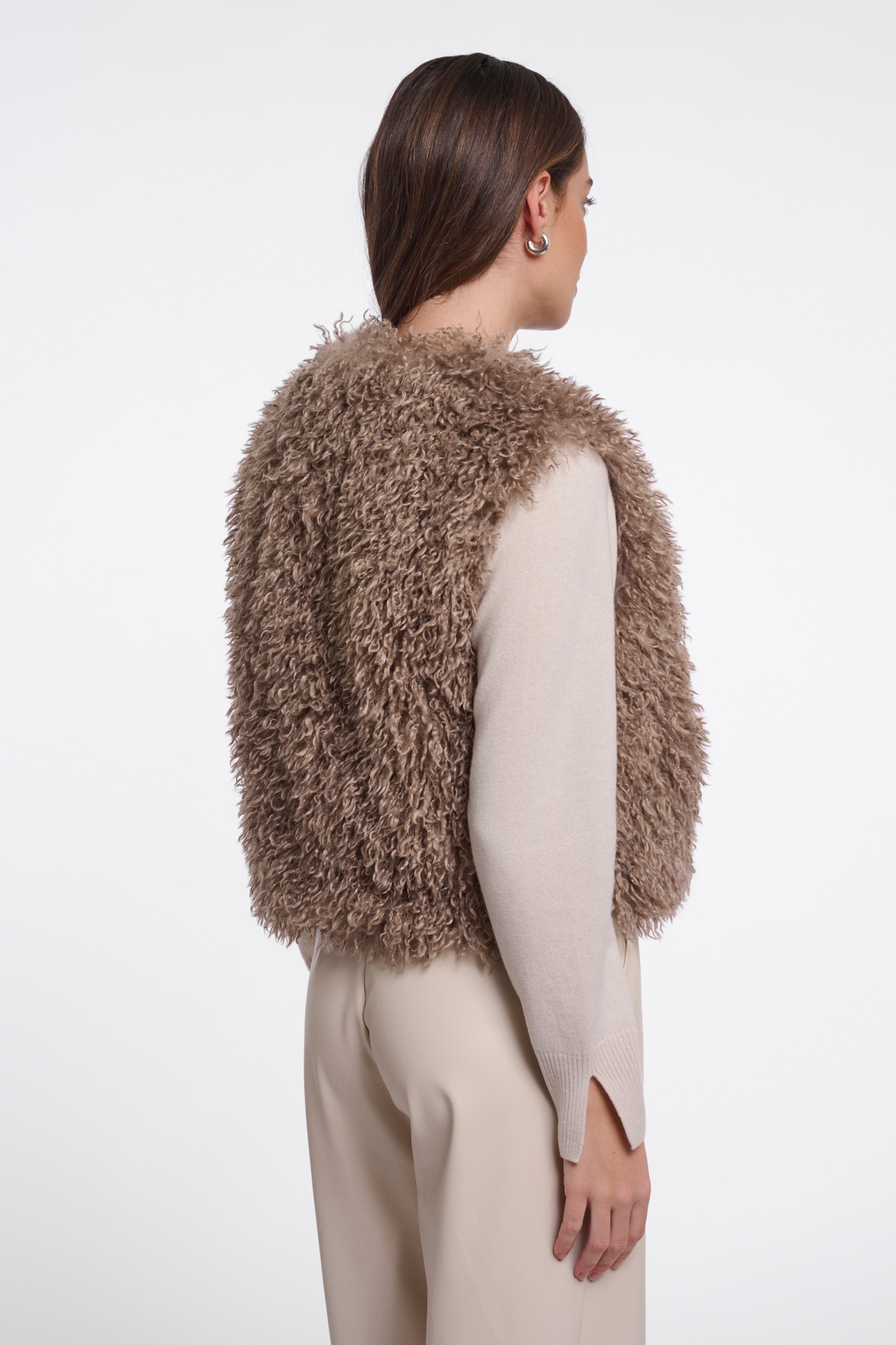 SENSY WAISTCOAT - MOCHA LATTE