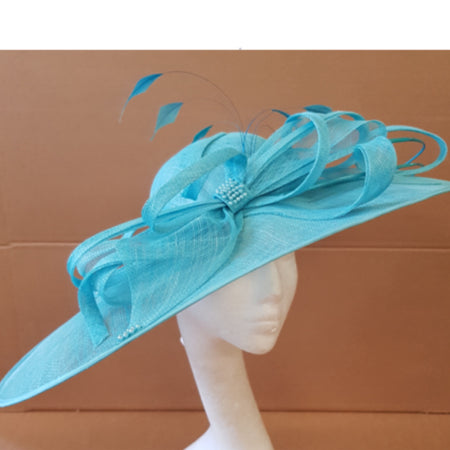 Nigel Rayment Pill Box Hat 23071 Teal