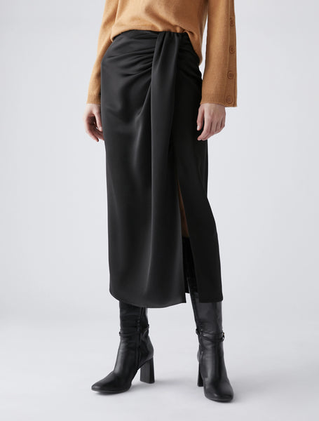 PENNYBLACK ROVIGO Draped satin skirt