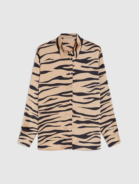 PENNYBLACK RILIEVI Printed Satin Shirt