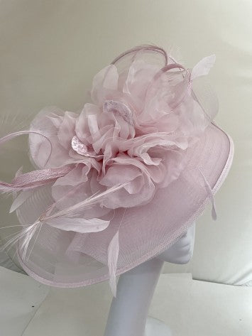 Soxells 2402 Pink Large Fascinator