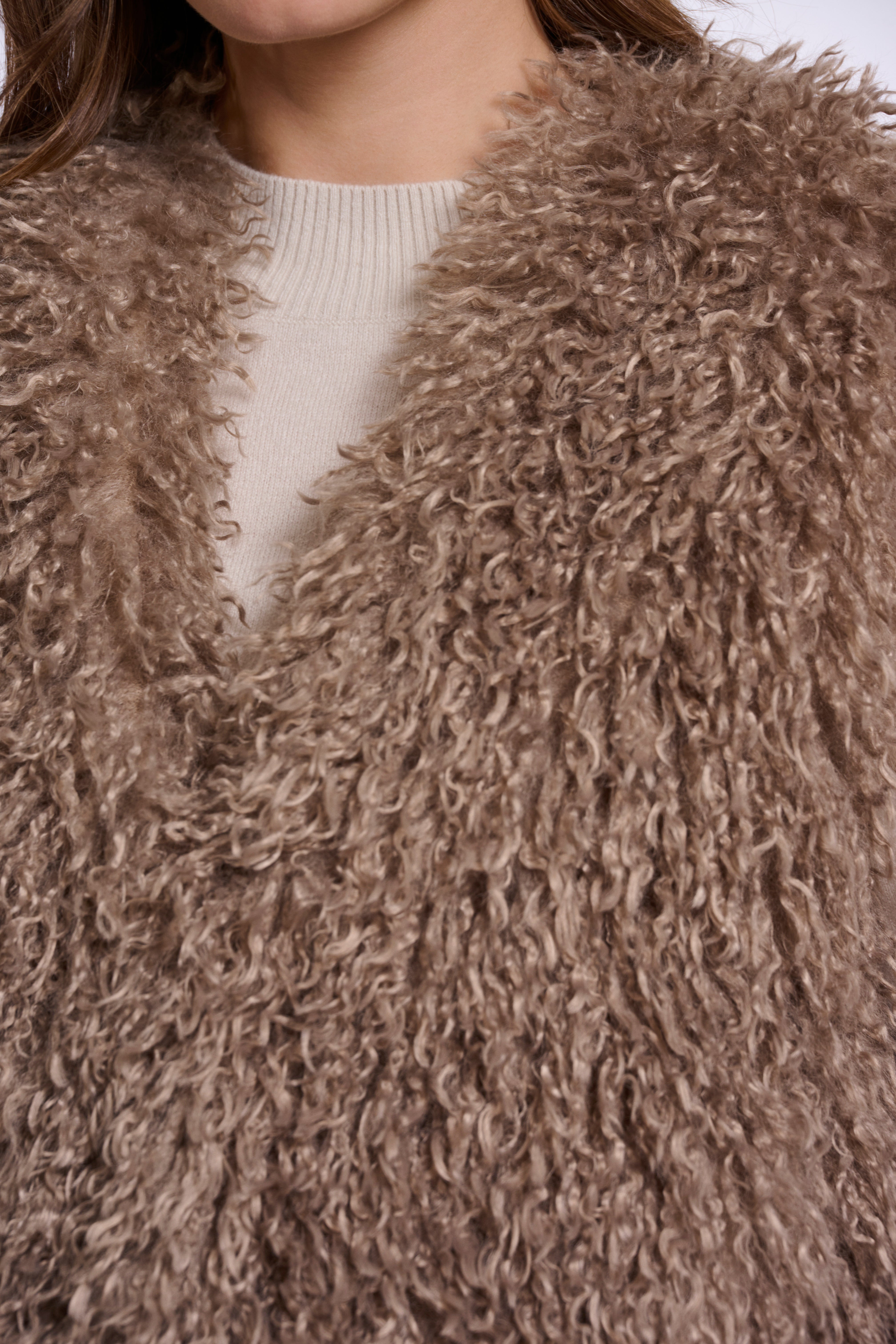 SENSY WAISTCOAT - MOCHA LATTE