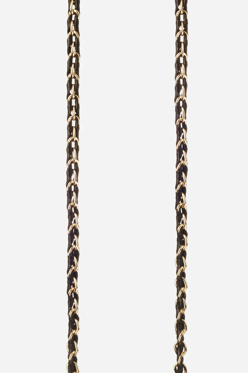 LOU Phone Chain Black and Silver