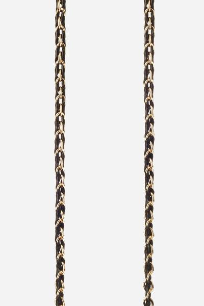 LOU Phone Chain Black and Silver