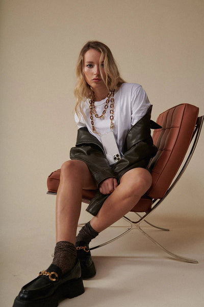Cassy Phone Chain Brown
