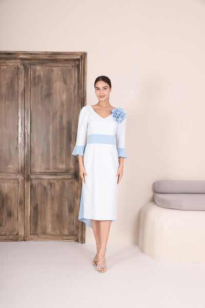 Lizabella L-26SS-2327-45 dress in vista blue