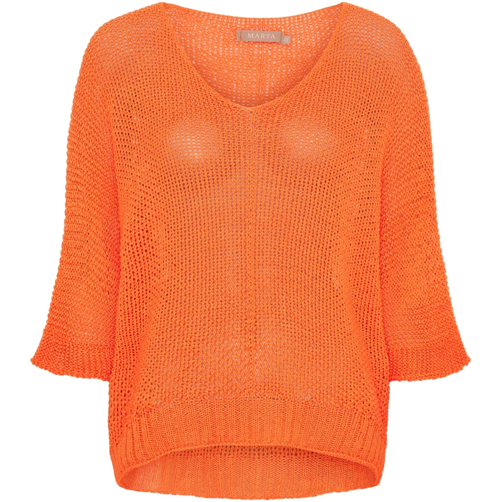 Marta 7010 open weave jumper