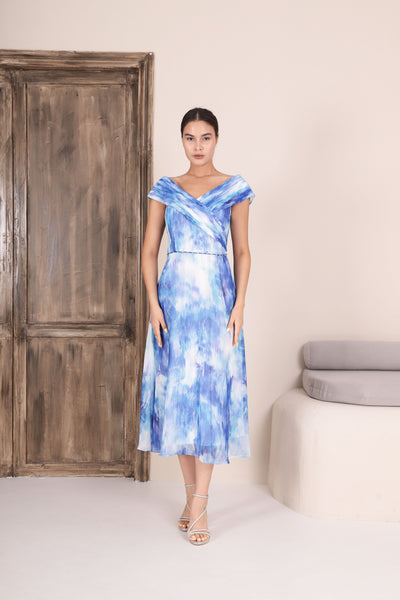 Lizabella-26SS-2418-18 SAPPHIRE Dress