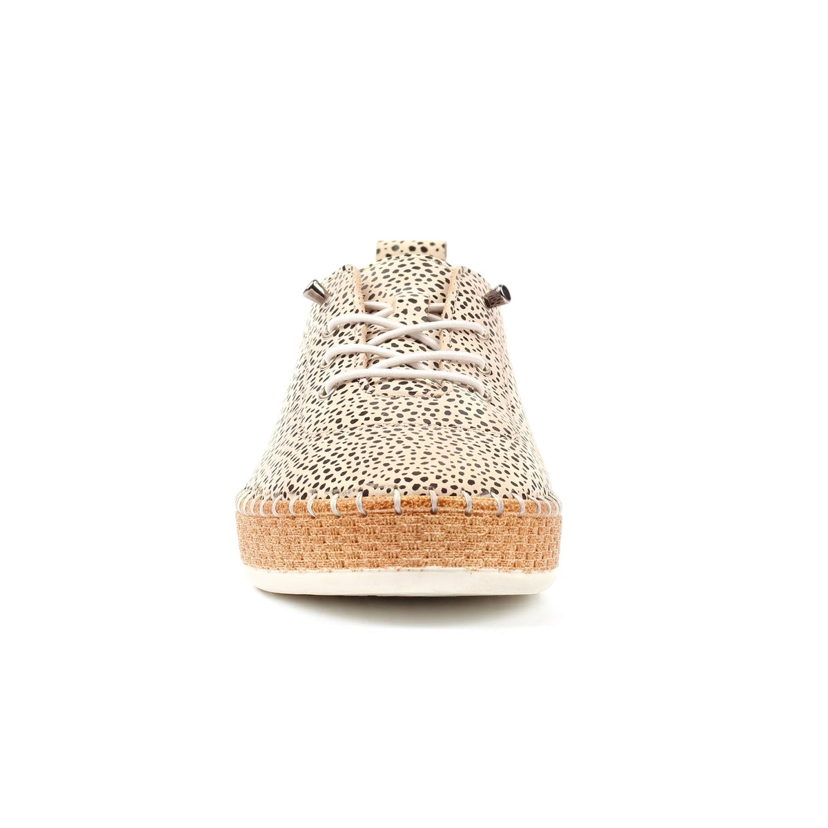 Lunar EVETTE ANIMAL SPOT LEATHER PLIMSOLL
