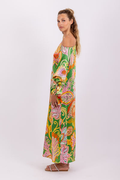 Sundress ELOISE LONG DRESS Bonita print multicolour