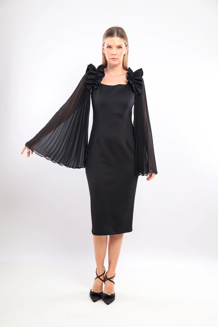 Access Fashion 5031 Pleated wide-leg pants