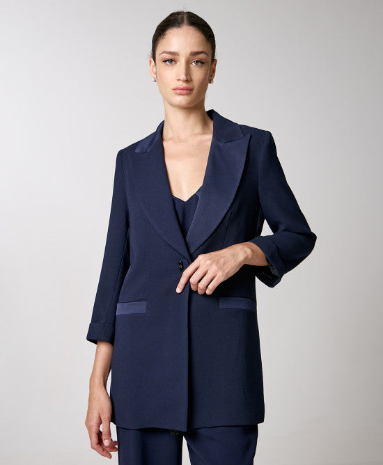 Access Fashion 5036/1049 Trouser suit with satin detail