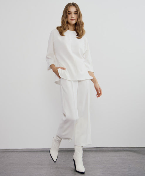 ACCESS FASHION Blouse With Sleeve Decor