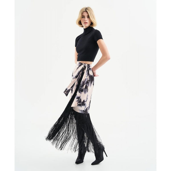 Access Fashion 6056 Floral wrap skirt