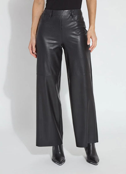 LYSSE Wren Vegan wide leather trouser