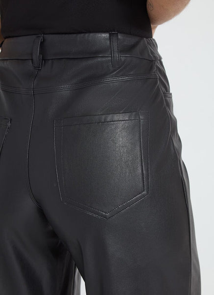 LYSSE Wren Vegan wide leather trouser