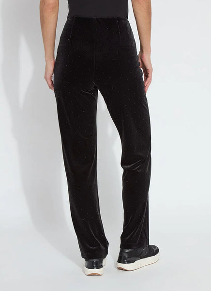 LYSSE Arlette crystal velvet pant