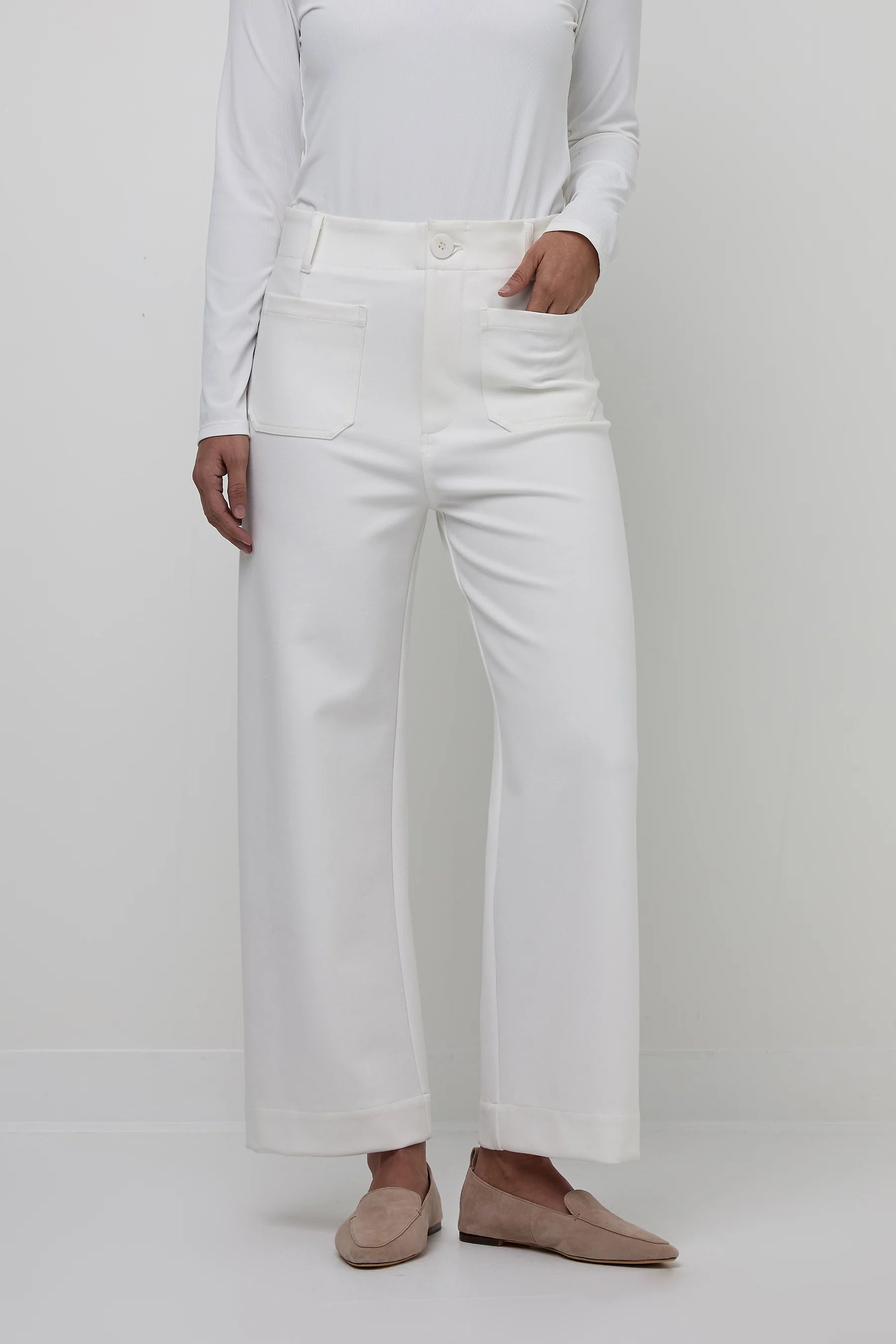 UCHUU High waist ankle trousers CF24-101