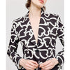 ACCESS FASHION Heart print tailored suit