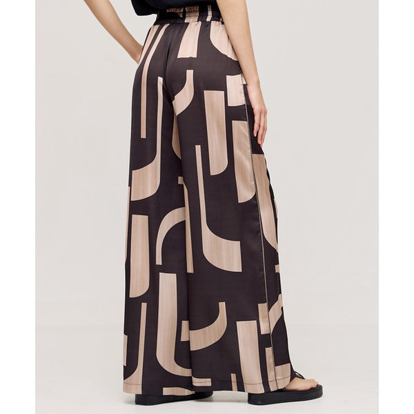 ACCESS FASHION Printed pant with an elasticated waistband