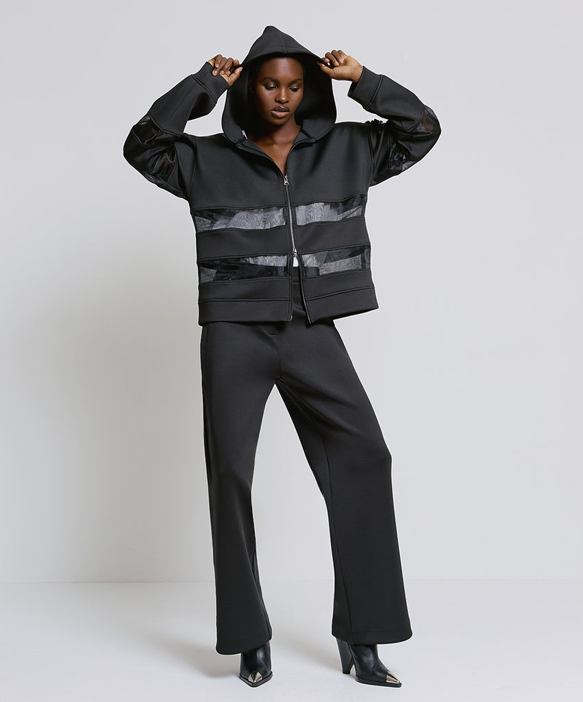 Access Fashion 1049 Womans hooded zip jacket