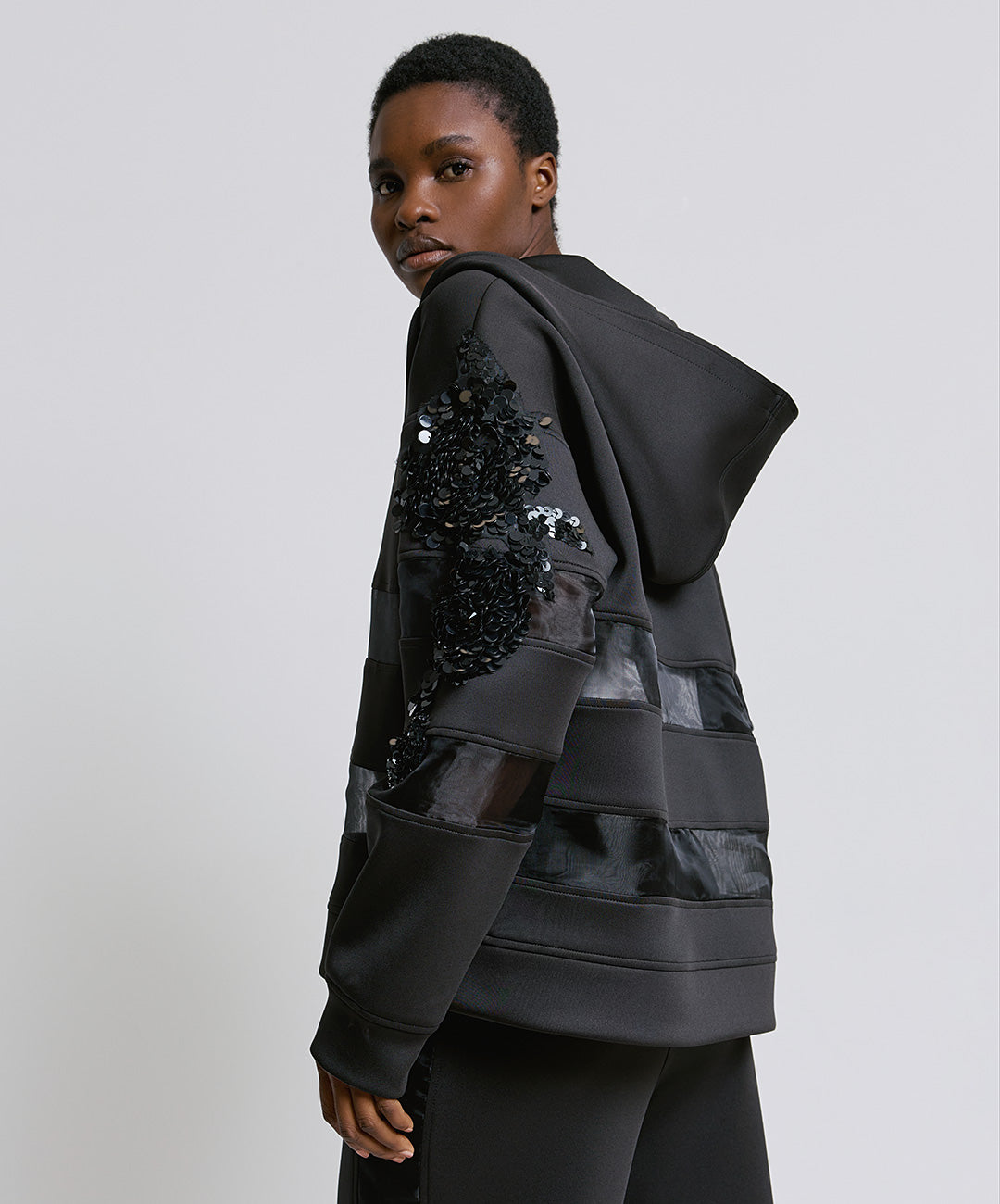 Access Fashion 1049 Womans hooded zip jacket