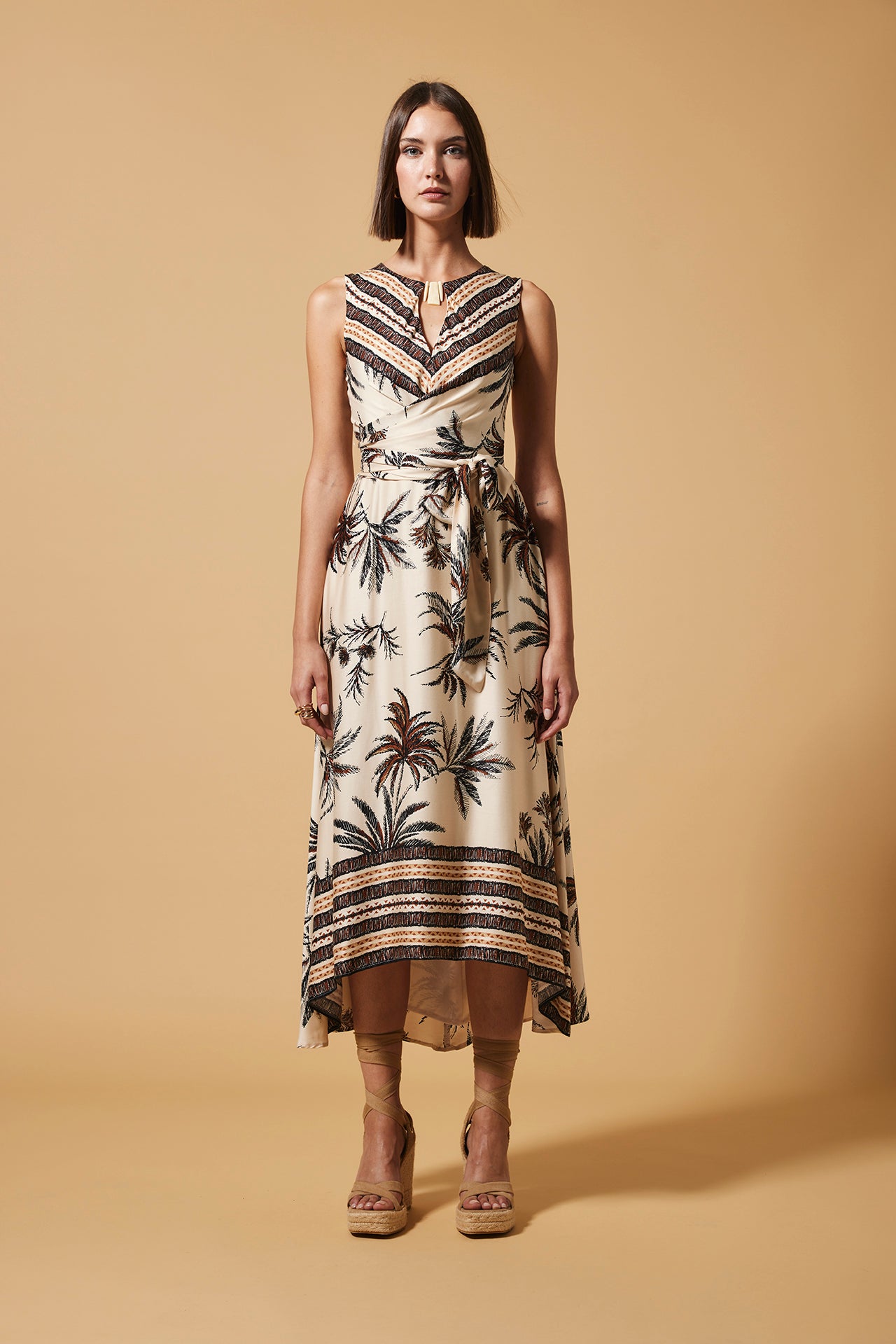 Arggido Midi Dress with Bow 47479