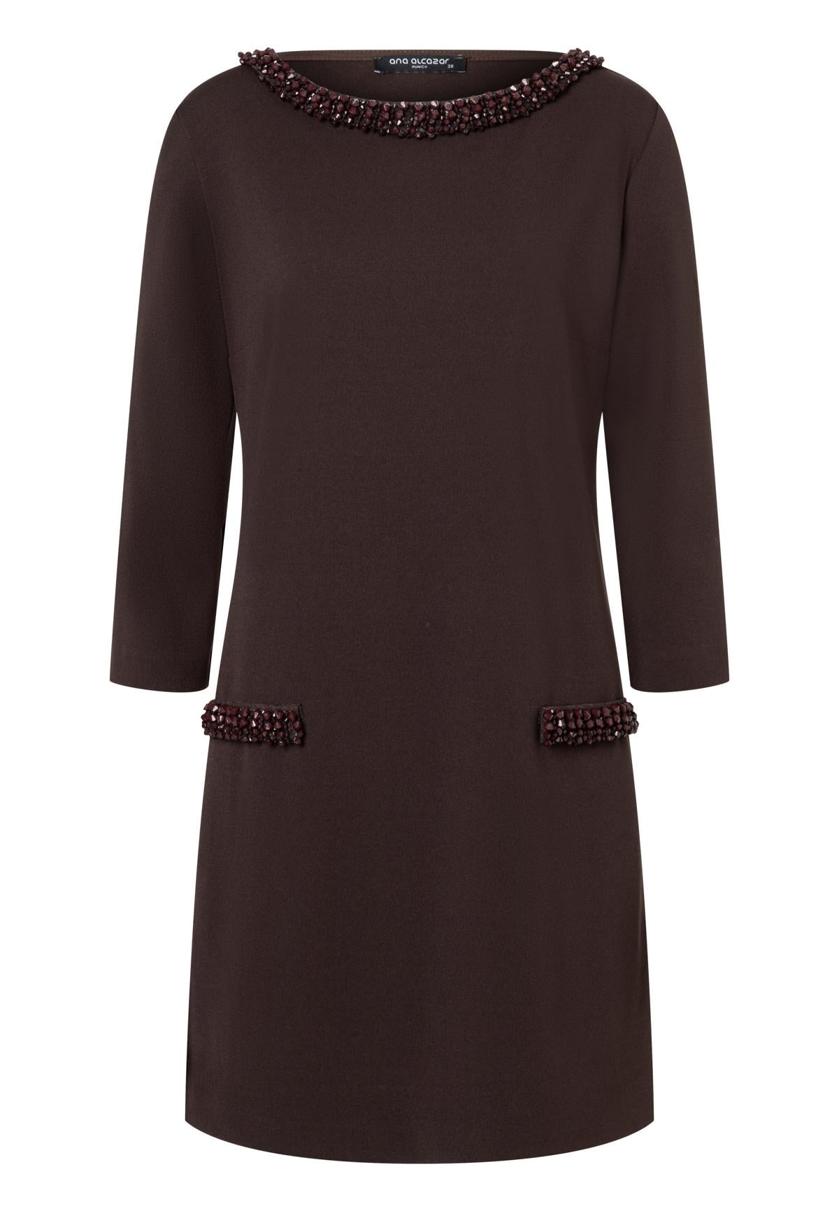 ana alcazar 42194 Brown shift dress