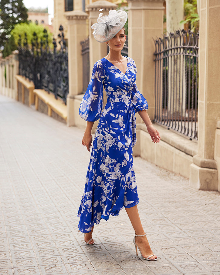 Couture club 7G129 Geo Royal Print