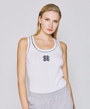 ACCESS FASHION Ribbed top with embroidery