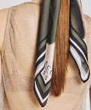 ACCESS FASHION Scarf with a floral print