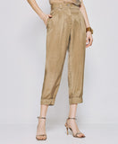ACCESS FASHION Slouchy pants with turn-up hemlines