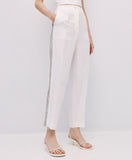 ACCESS FASHION blazer and jogger with sequin Offwhite