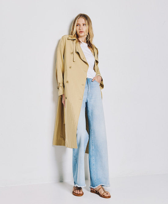 ACCESS FASHION denim flare pants