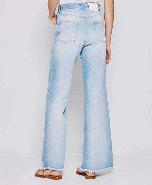 ACCESS FASHION denim flare pants