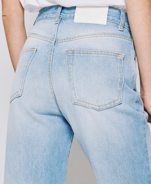 ACCESS FASHION denim flare pants