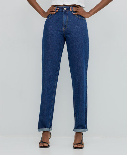 Access fashion straight leg denim  pant