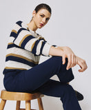 ACCESS FASHION  Knitted blouse with stripes