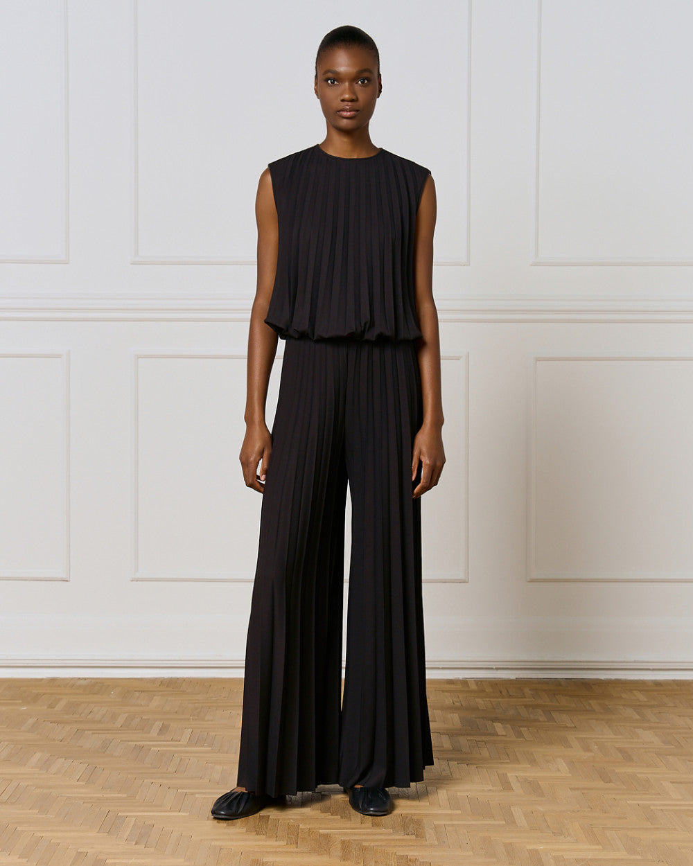 Access Fashion 5031 Pleated wide-leg pants