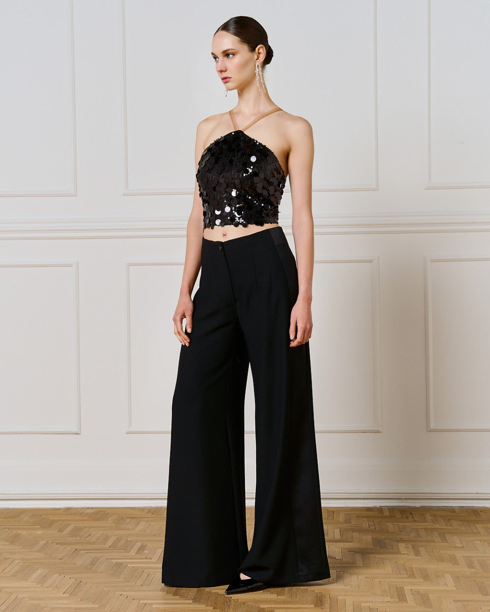 Access fashion 5088 Wide-leg pants with side details