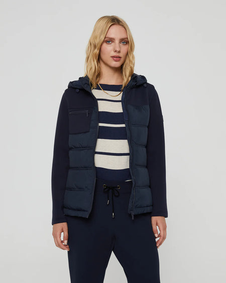 NAYA NAW24229 Mixed jacket with zip