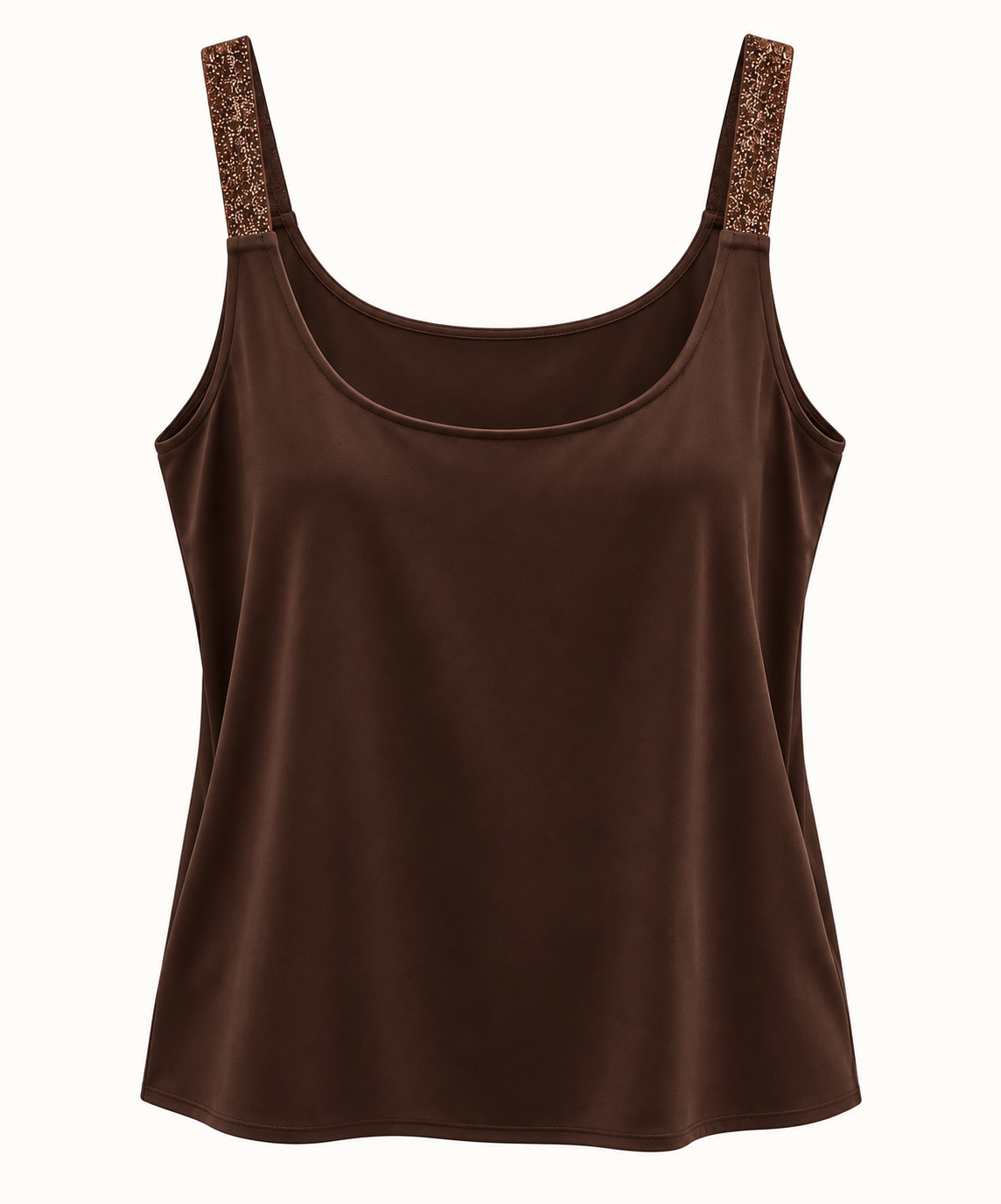 ESQUALO F26 30514 Singlet lurex straps