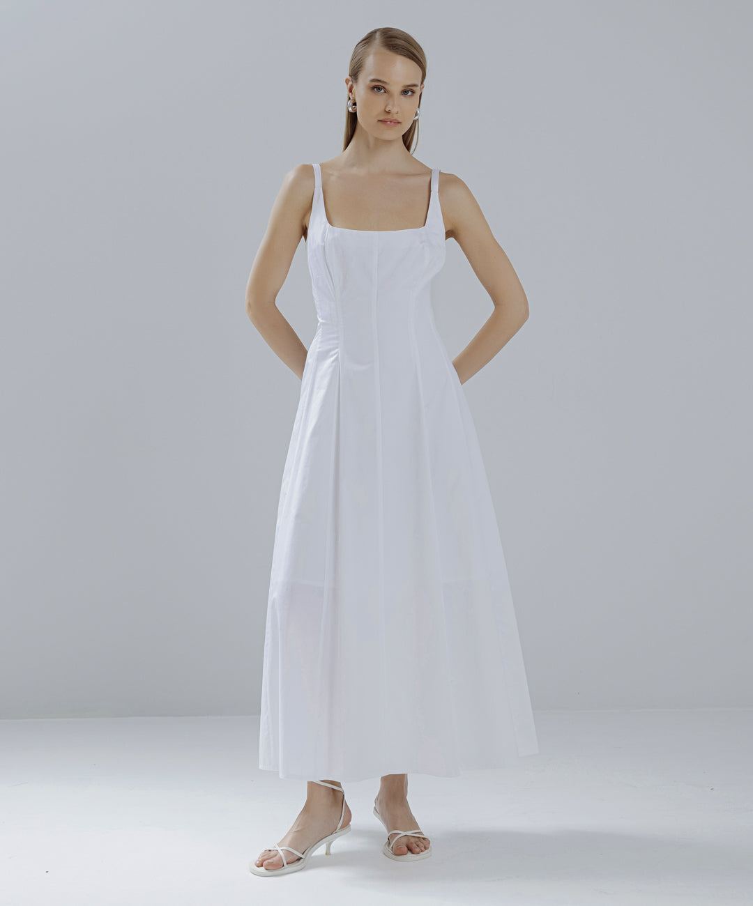 Access fashion 3402 dress WHITE