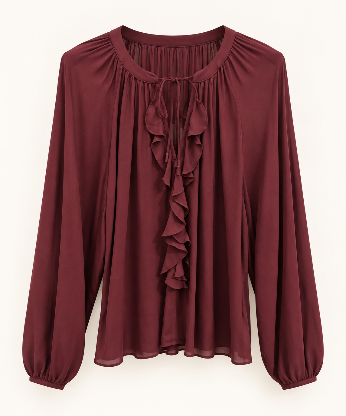 ESQUALO F26 13505 Blouse ruffle